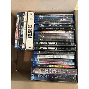 Blu-ray Movies Lot - Lord Of The Rings Batman Underworld Harry Potter Star Wars